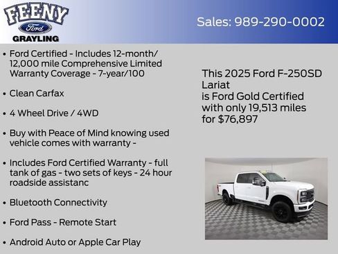 Used 2025 Ford F250 Lariat w/ Lariat Ultimate Package image 5