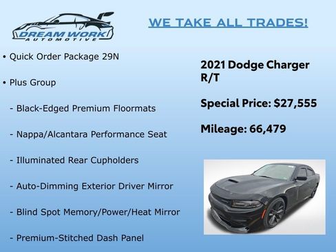 Used 2021 Dodge Charger R/T w/ Plus Group image 2