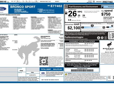 Used 2024 Ford Bronco Sport Big Bend w/ Convenience Package image 31