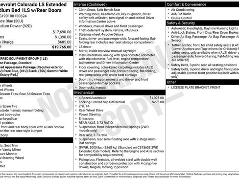 Used 2008 Chevrolet Colorado LS image 6