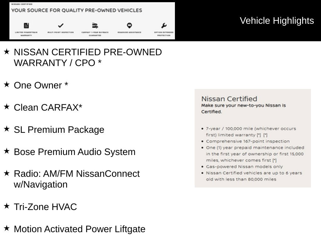 Certified 2023 Nissan Rogue SL w/ SL Premium Package AWD/4WD image 4