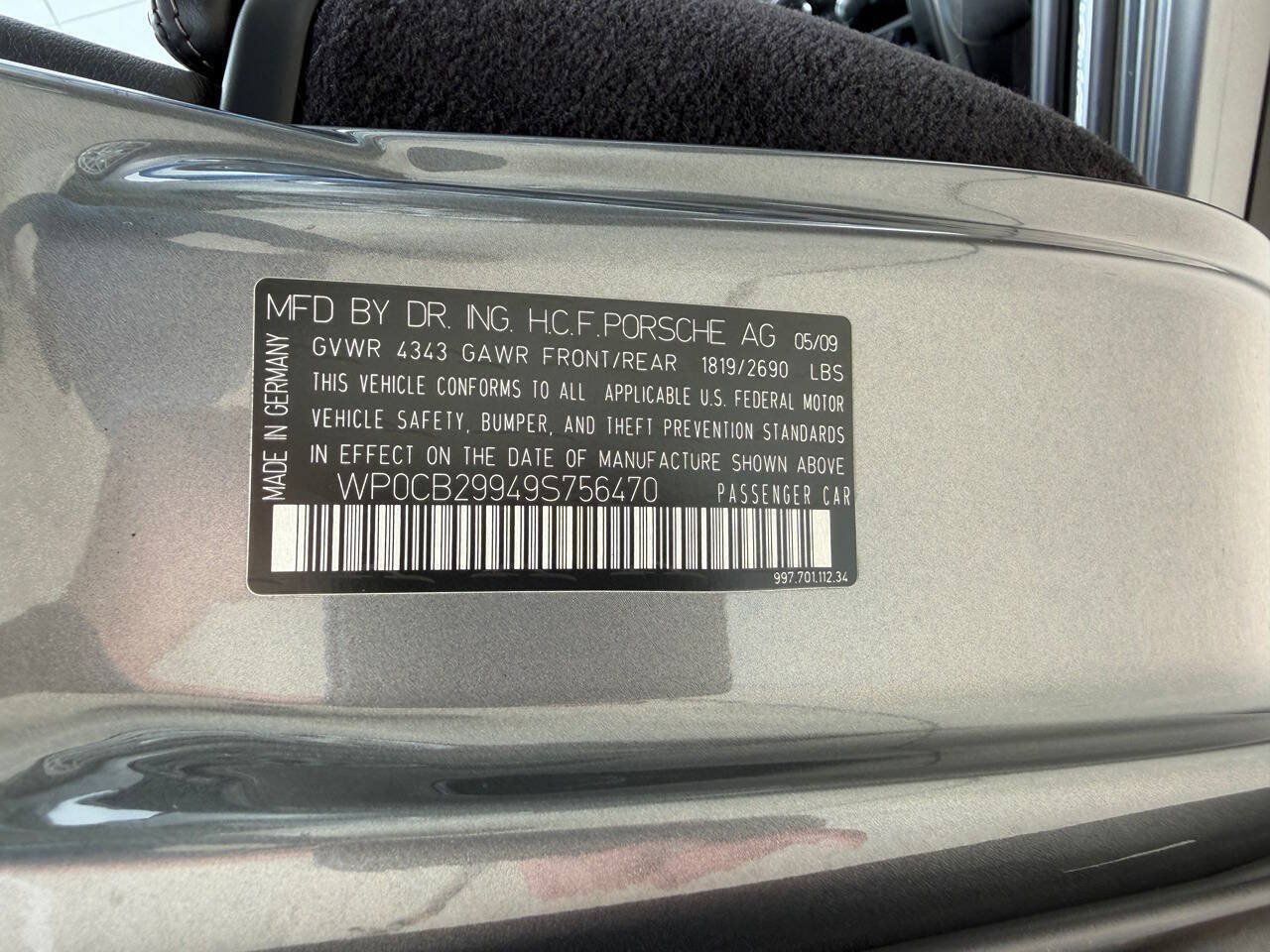 Used 2009 Porsche 911 Carrera 4S AWD/4WD image 30