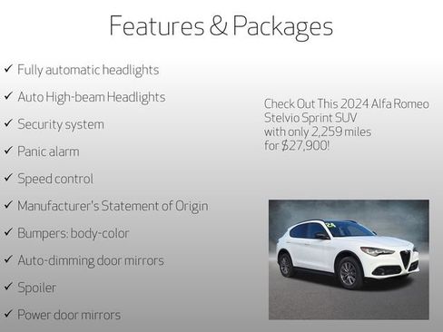 Used 2024 Alfa Romeo Stelvio Sprint image 21