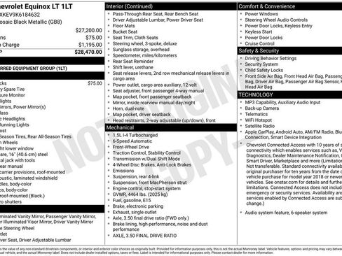 Certified 2019 Chevrolet Equinox LT FWD image 11