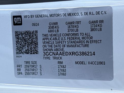 Certified 2024 Chevrolet Silverado 1500 W/T w/ WT Fleet Convenience Package image 32