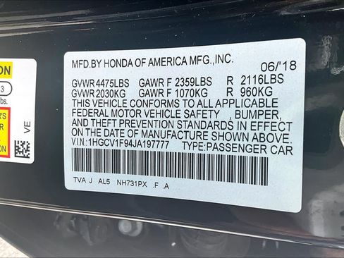 Used 2018 Honda Accord Touring image 33
