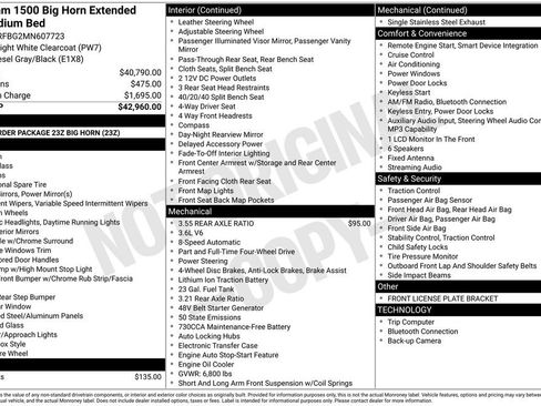 Used 2021 RAM 1500 Big Horn AWD/4WD image 3