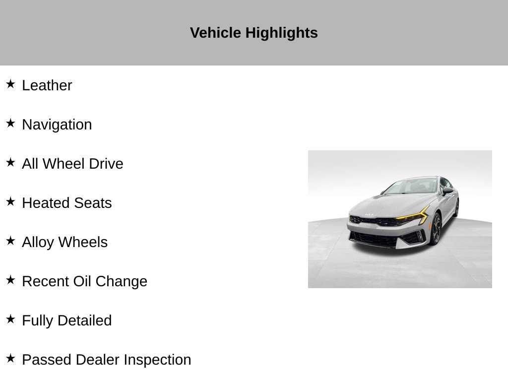 Certified 2025 Kia K5 GT-Line AWD/4WD image 10