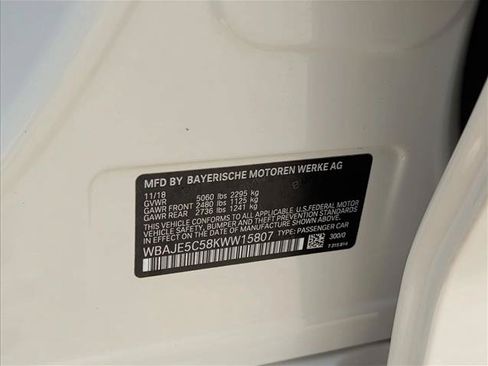 Used 2019 BMW 540i w/ Convenience Package RWD image 15