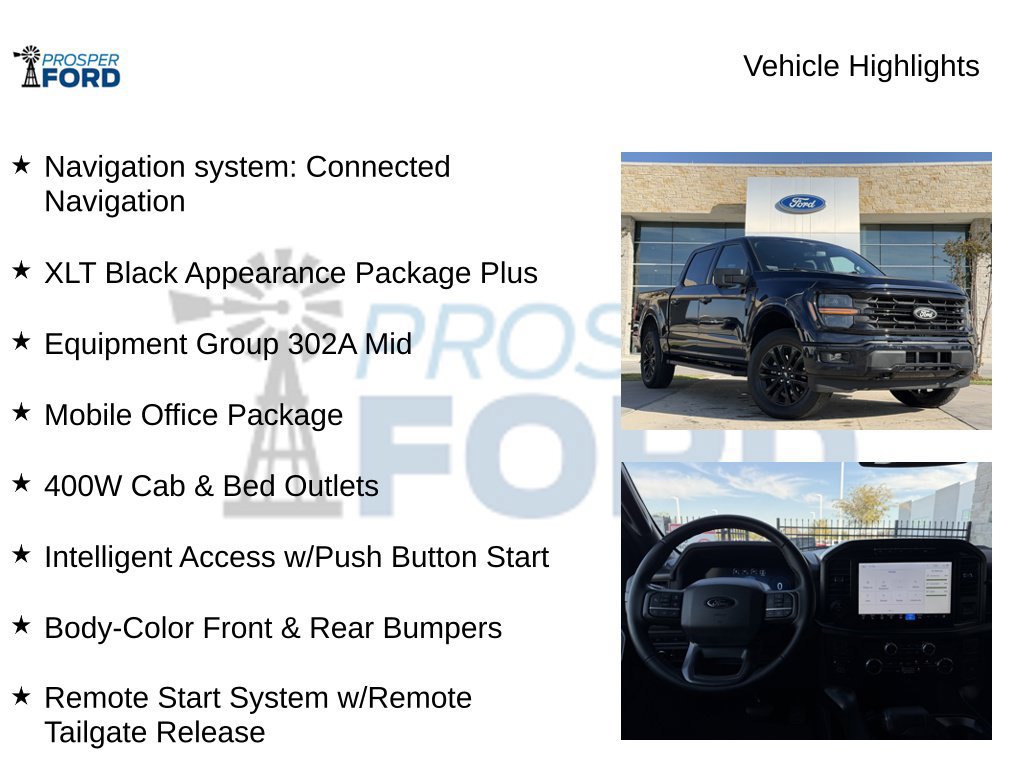 Used 2024 Ford F150 XLT w/ Equipment Group 302A MID AWD/4WD image 5
