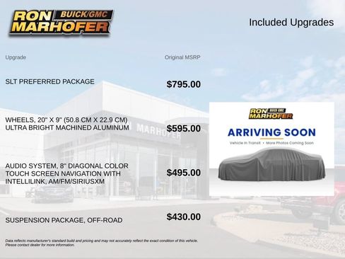 Used 2015 GMC Sierra 1500 SLT w/ SLT Preferred Package AWD/4WD image 2