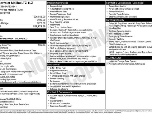 Used 2010 Chevrolet Malibu LTZ image 11