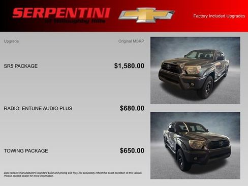 Used 2014 Toyota Tacoma 4x4 Double Cab w/ SR5 Package image 4