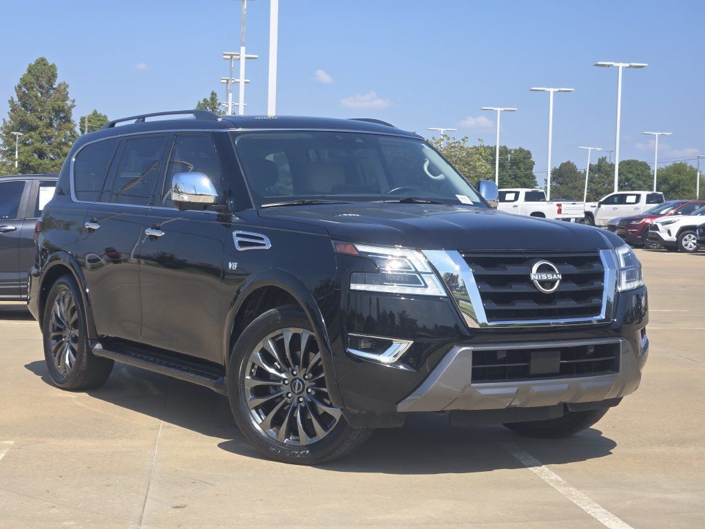 Used 2021 Nissan Armada Platinum w/ Captain's Chairs Package RWD 360° Tour
