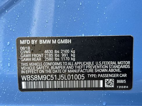 Used 2018 BMW M3 RWD image 37