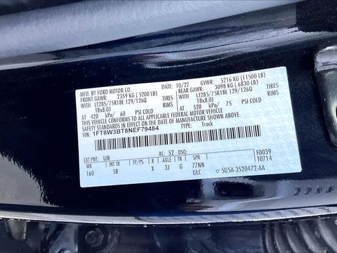 Used 2022 Ford F350 Lariat w/ Tremor Off-Road Package image 35