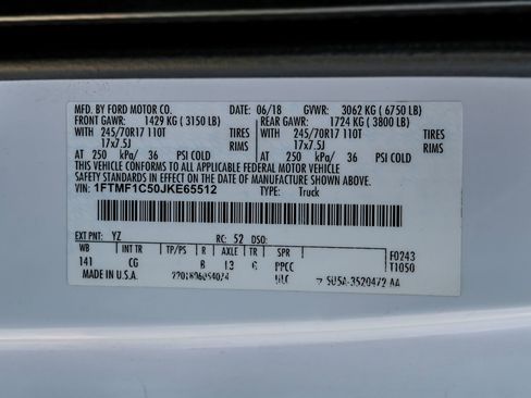 Used 2018 Ford F150 XL w/ Equipment Group 101A Mid RWD image 50