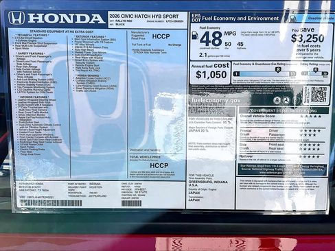 Used 2026 Honda Civic Sport image 19