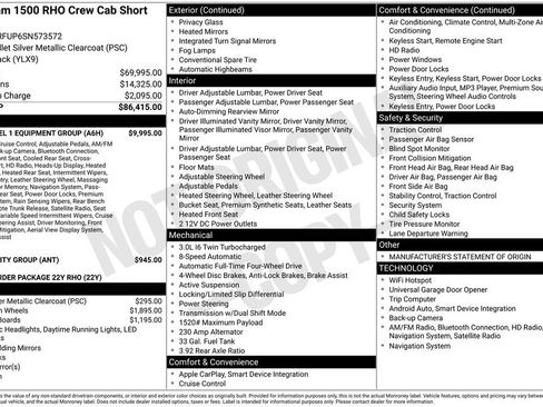 New 2025 RAM 1500 RHO w/ RHO Level 1 Equipment Group AWD/4WD image 9