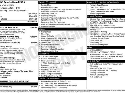 Used 2024 GMC Acadia Denali w/ Super Cruise Package image 35