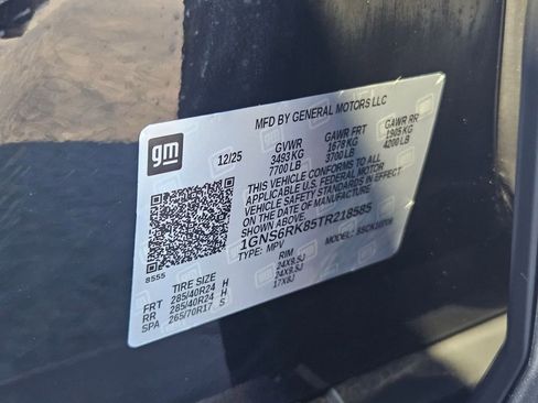 New 2026 Chevrolet Tahoe RST w/ RST Capability Package AWD/4WD image 45