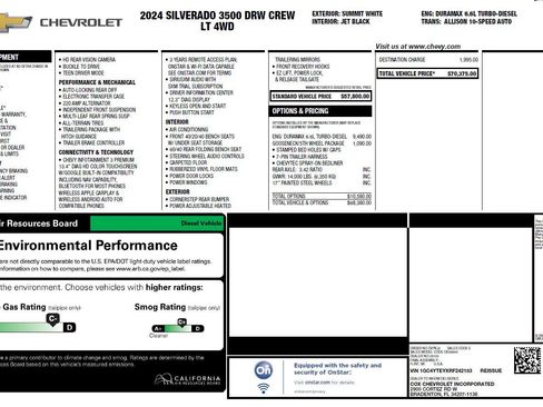 Used 2024 Chevrolet Silverado 3500 LT AWD/4WD image 3
