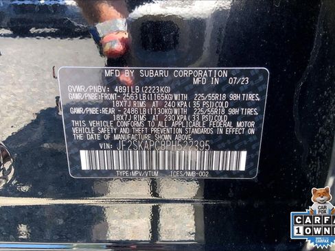 Certified 2023 Subaru Forester Limited AWD/4WD image 33
