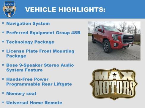 Used 2023 GMC Yukon AT4 w/ Technology Package image 6