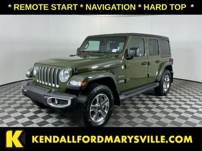 Used 2021 Jeep Wrangler Unlimited Sahara w/ Uconnect 4C Nav & Sound Group