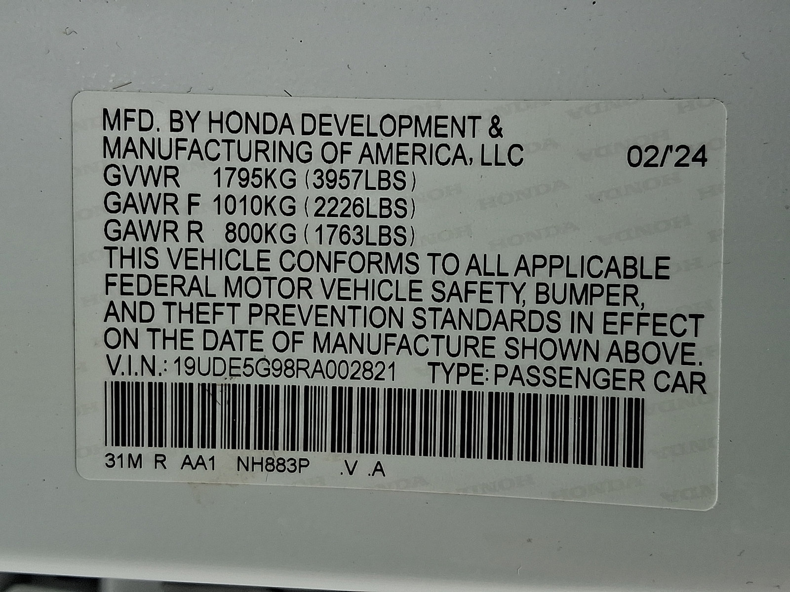 Used 2024 Acura Integra Type S FWD image 29