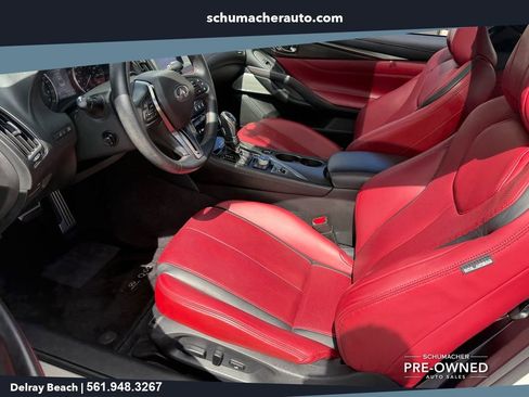 Used 2021 INFINITI Q60 Red Sport 400 w/ Carbon Fiber Package RWD image 11
