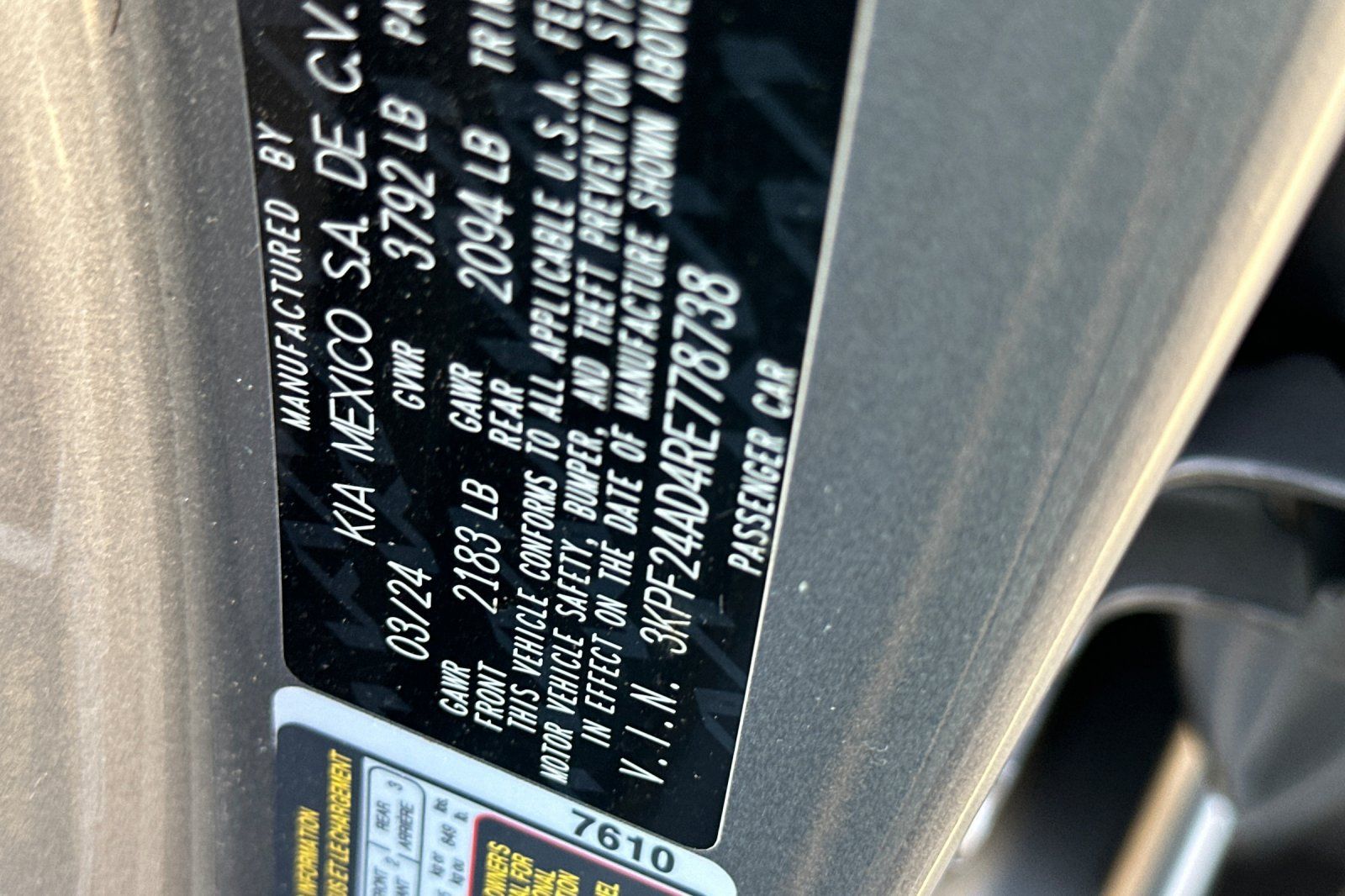 Used 2024 Kia Forte LXS FWD image 27