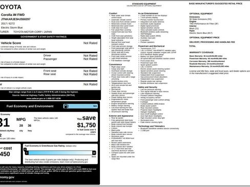 Used 2017 Toyota Corolla iM w/ Carpet Mat Package image 52