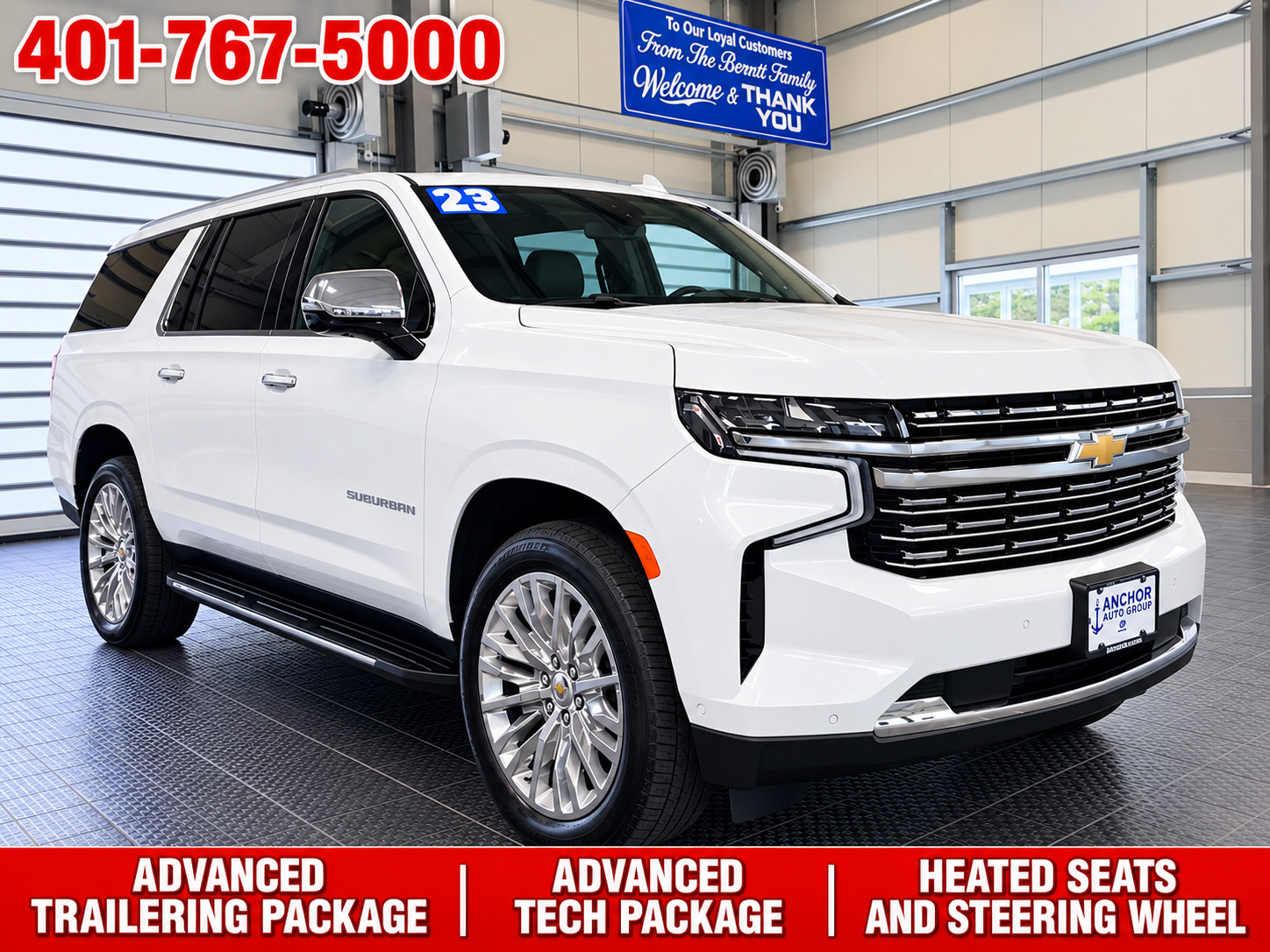 Used 2023 Chevrolet Suburban Premier w/ Advanced Technology Package AWD/4WD image 1