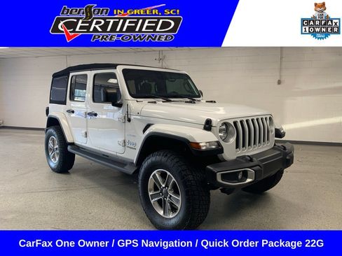 Used 2021 Jeep Wrangler Unlimited Sahara AWD/4WD image 1
