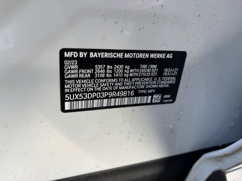 Certified 2023 BMW X3 xDrive30i w/ Premium Package image 38