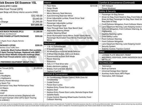 Certified 2023 Buick Encore GX Essence w/ Experience Buick Package image 6