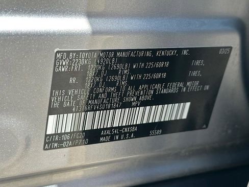 Certified 2025 Toyota RAV4 SE AWD/4WD image 30