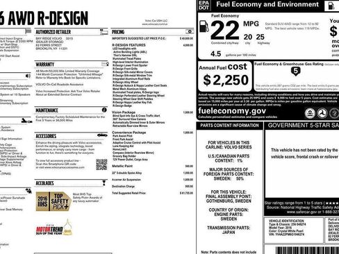 Used 2016 Volvo XC90 T6 R-Design w/ Vision Package image 14