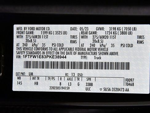 Used 2023 Ford F150 Lariat w/ Equipment Group 502A High AWD/4WD image 16
