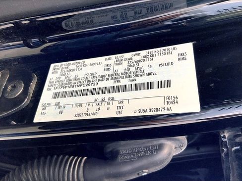 Used 2022 Ford F150 Platinum w/ Equipment Group 701A High AWD/4WD image 8