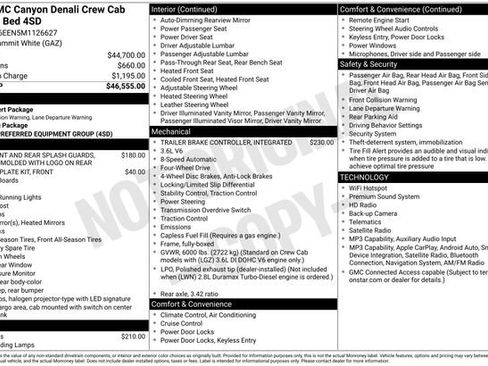 Used 2021 GMC Canyon Denali AWD/4WD image 4