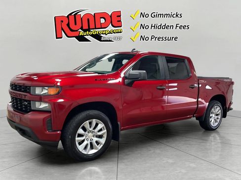 Used 2021 Chevrolet Silverado 1500 Custom w/ LPO, Dark Essentials Package AWD/4WD image 1