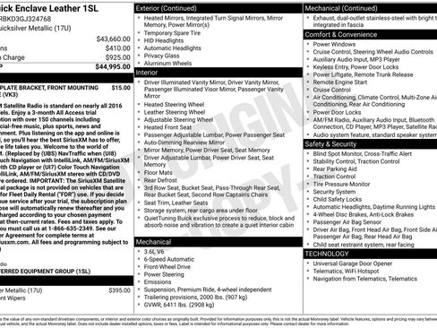 Used 2016 Buick Enclave Leather image 3