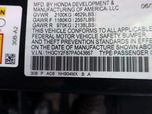 Certified 2023 Honda Accord Touring image 34