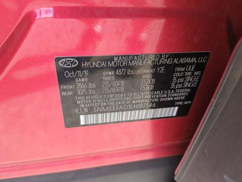 Used 2020 Hyundai Santa Fe SEL w/ Convenience + Premium Package FWD image 22