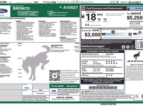 Used 2024 Ford Bronco Black Diamond image 58