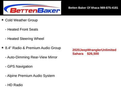 Used 2020 Jeep Wrangler Unlimited Sahara