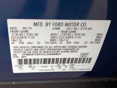 Used 2020 Ford Explorer XLT w/ Equipment Group 202A image 23