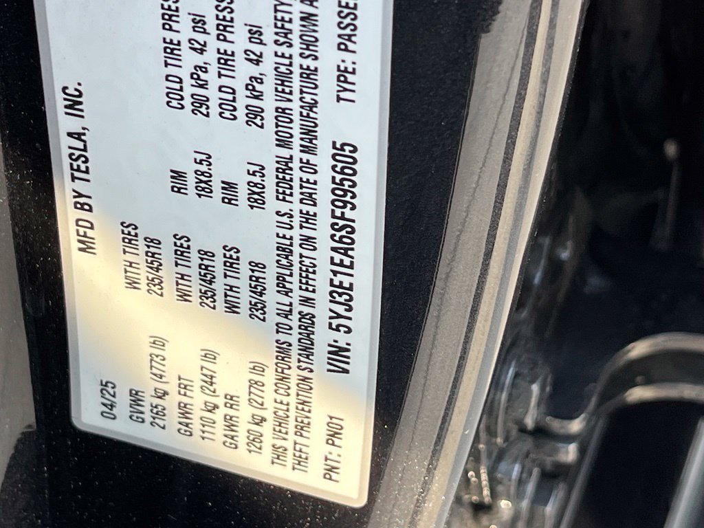 Used 2025 Tesla Model 3 Long Range RWD image 19